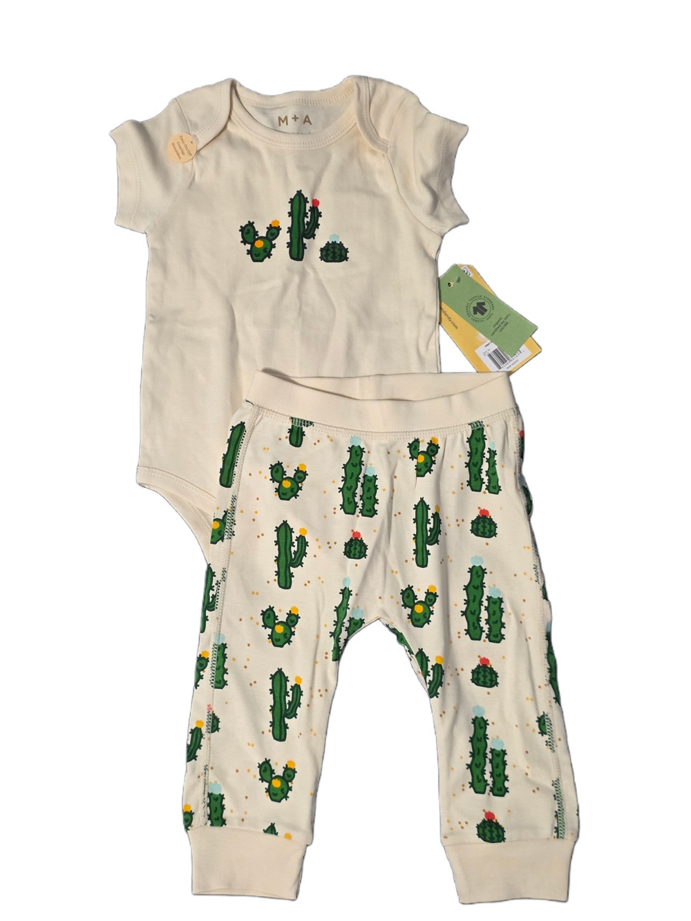 Monica + Andy - Cactus Themed Matching Baby Set - Picture 2 of 6